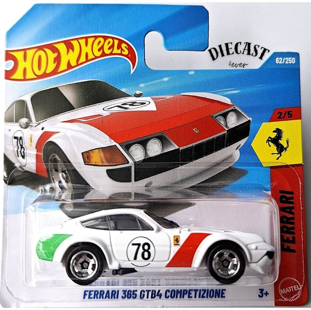 Hot Wheels Ferrari 365 GTB4 Competizione, Ophalen, Nieuw, Auto