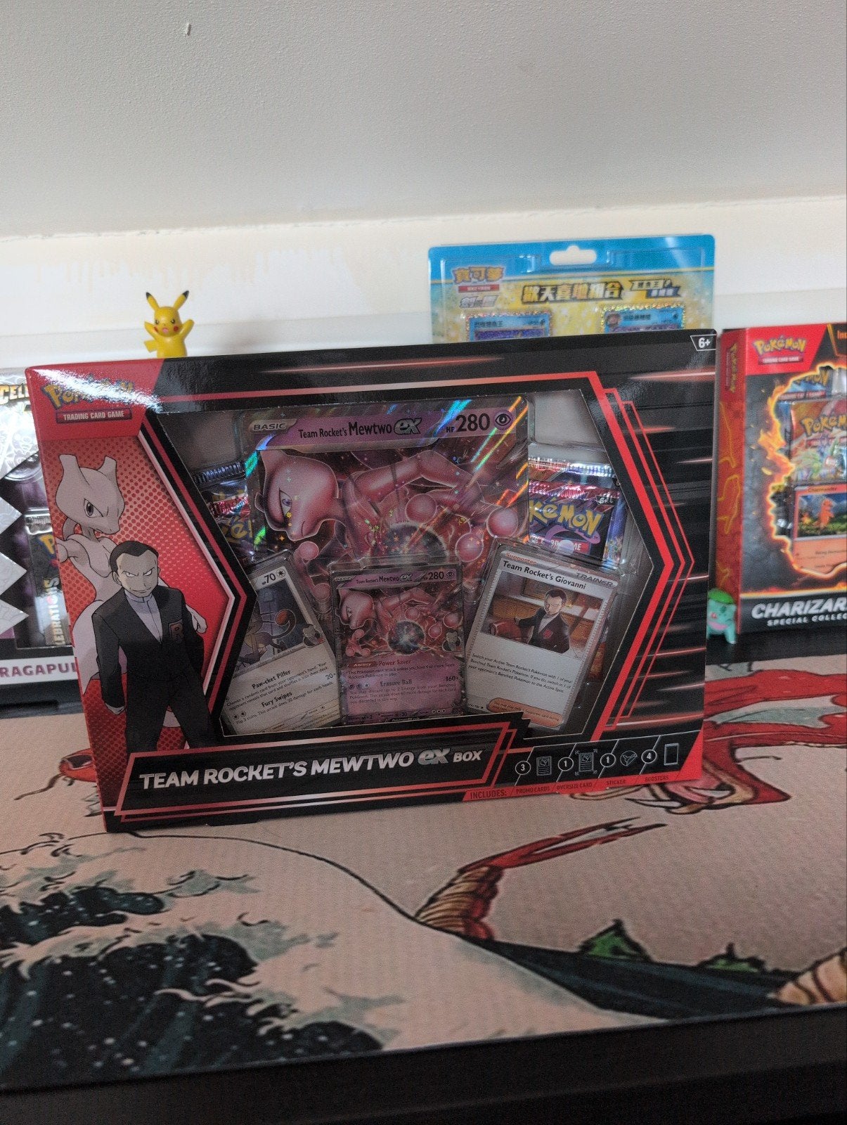 Team Rocket's Mewtwo EX Box Pokémon Kaarten, Ophalen of Verzenden