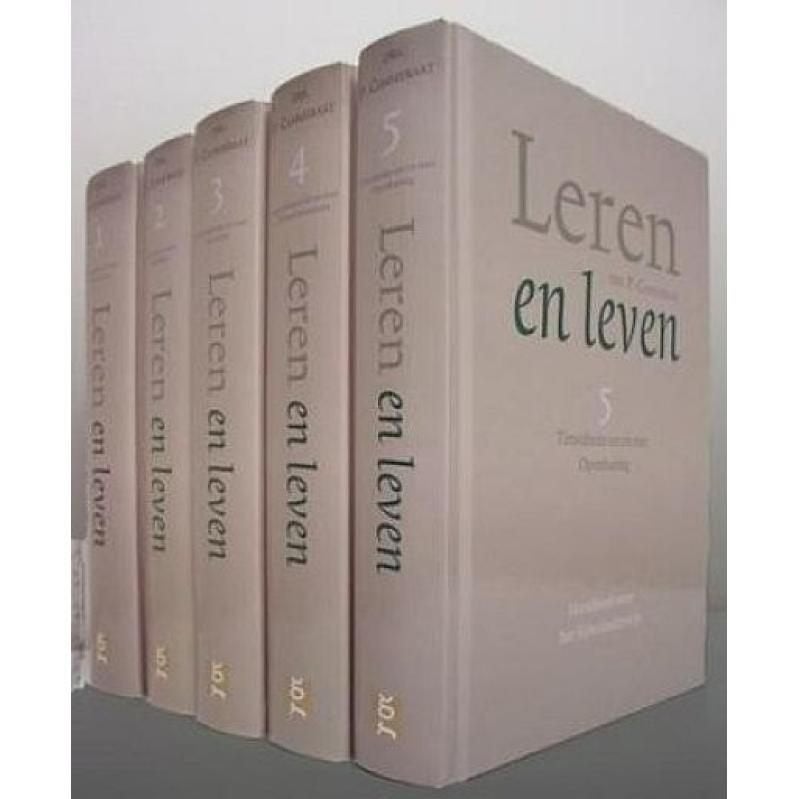 Leren en Leven; drs. P. Cammeraat, compleet in vijf delen, Ophalen of Verzenden, Zo goed als nieuw