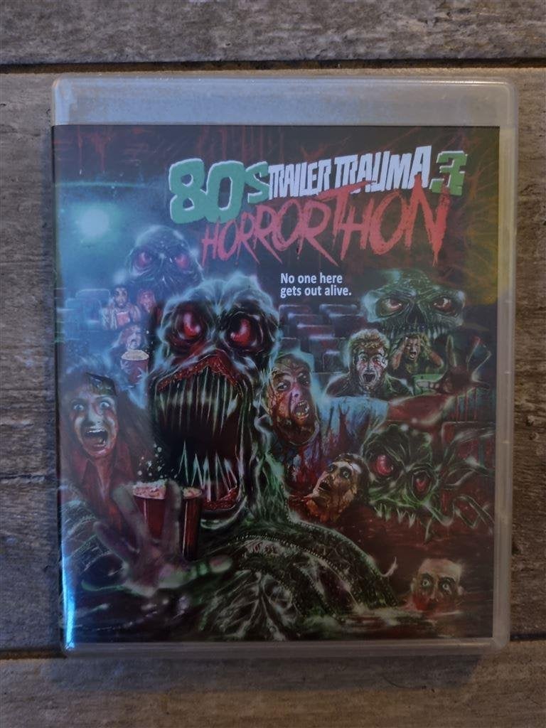 BluRay 80s trailer trauma 3 horrorthon, Horror, Gebruikt, Film, Ophalen of Verzenden