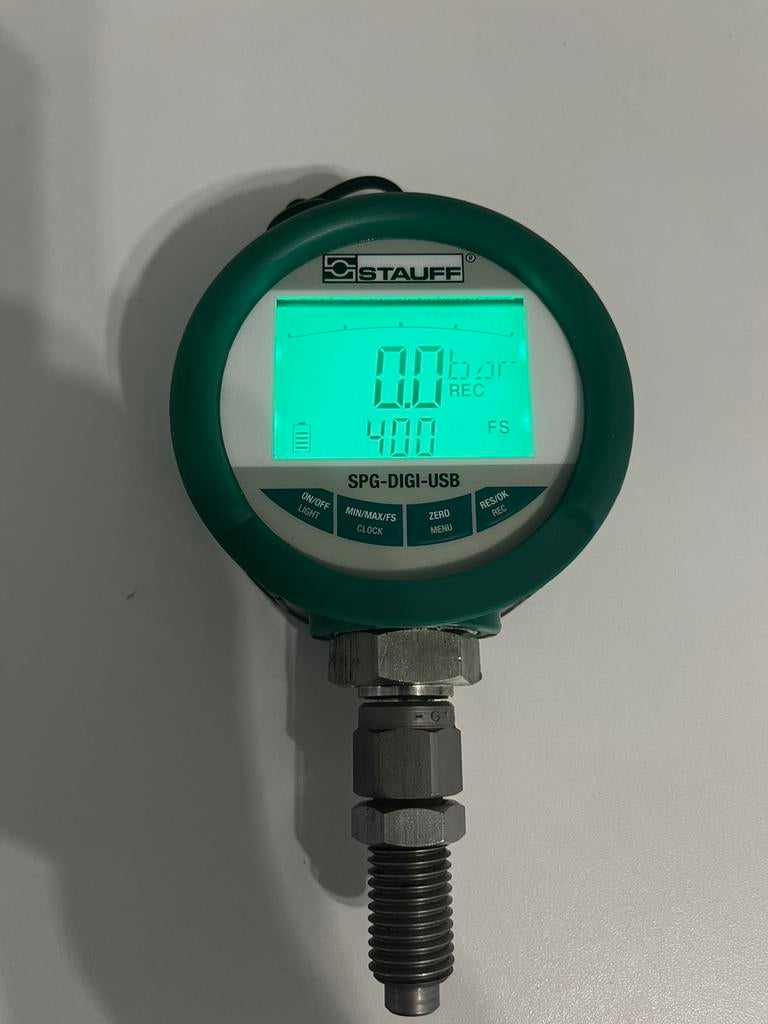 Stauff digitale drukmeter 400 bar USB datalogger, Doe-het-zelf en Verbouw, Meetapparatuur, Ophalen of Verzenden, Zo goed als nieuw