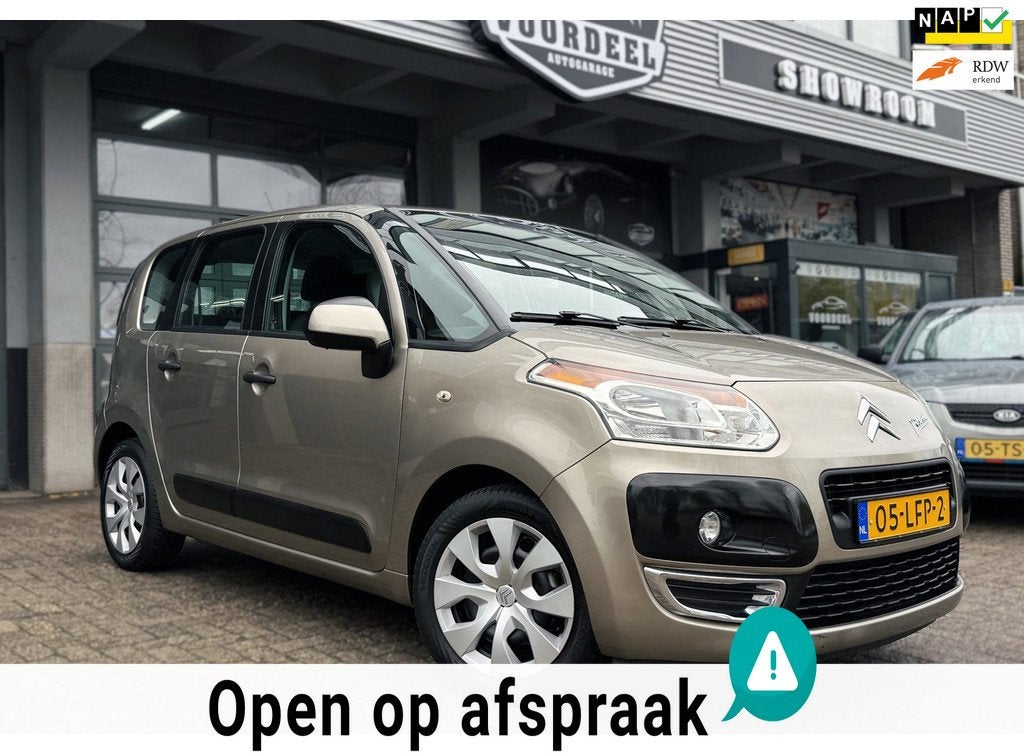 Citroen C3 Picasso 1.4 VTi Aura | 1E EIGENAAR | AIRCO | CRUI, Auto's, Citroën, Voorwielaandrijving, 15 km/l, Gebruikt, Beige