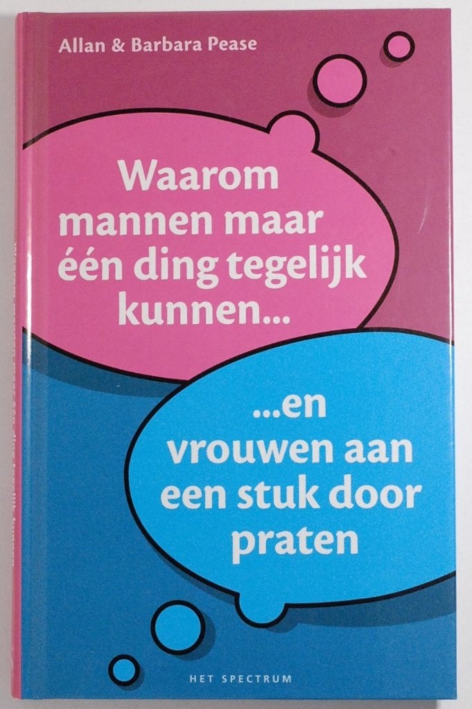 Humoristische beschouwingen over mannen en vrouwen 2004, Verzenden, Allan en Barbara Pease, Zo goed als nieuw, Anekdotes en Observaties