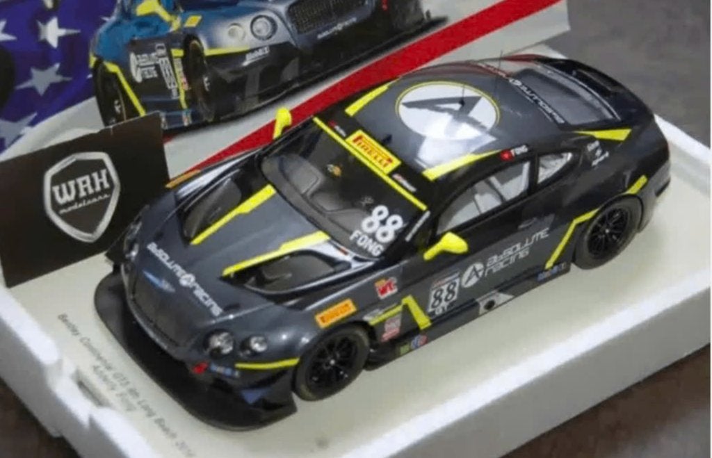 1:18 BENTLEY CONTINENTAL #88 LONGBEACH Spark 18US002 WRH, Hobby en Vrije tijd, Modelauto's | 1:18, Verzenden, Zo goed als nieuw