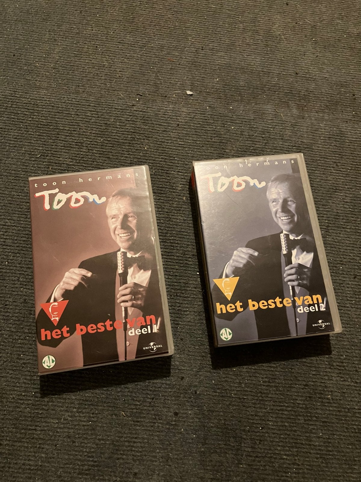 Toon Hermans - Het Beste van Deel 1 & 2 VHS Banden, Alle leeftijden, Ophalen, Gebruikt, Nederlandstalig