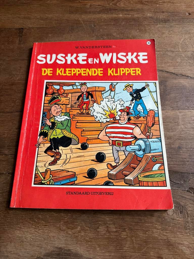 Suske en Wiske - De Kleppende Klipper - 1e druk, Boeken, Stripboeken, Eén stripboek, Ophalen of Verzenden, Gelezen