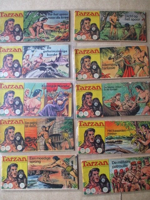 w0447 tarzan de heerser van het oerwoud 1 t/m 30, Meerdere stripboeken, Ophalen, Gelezen