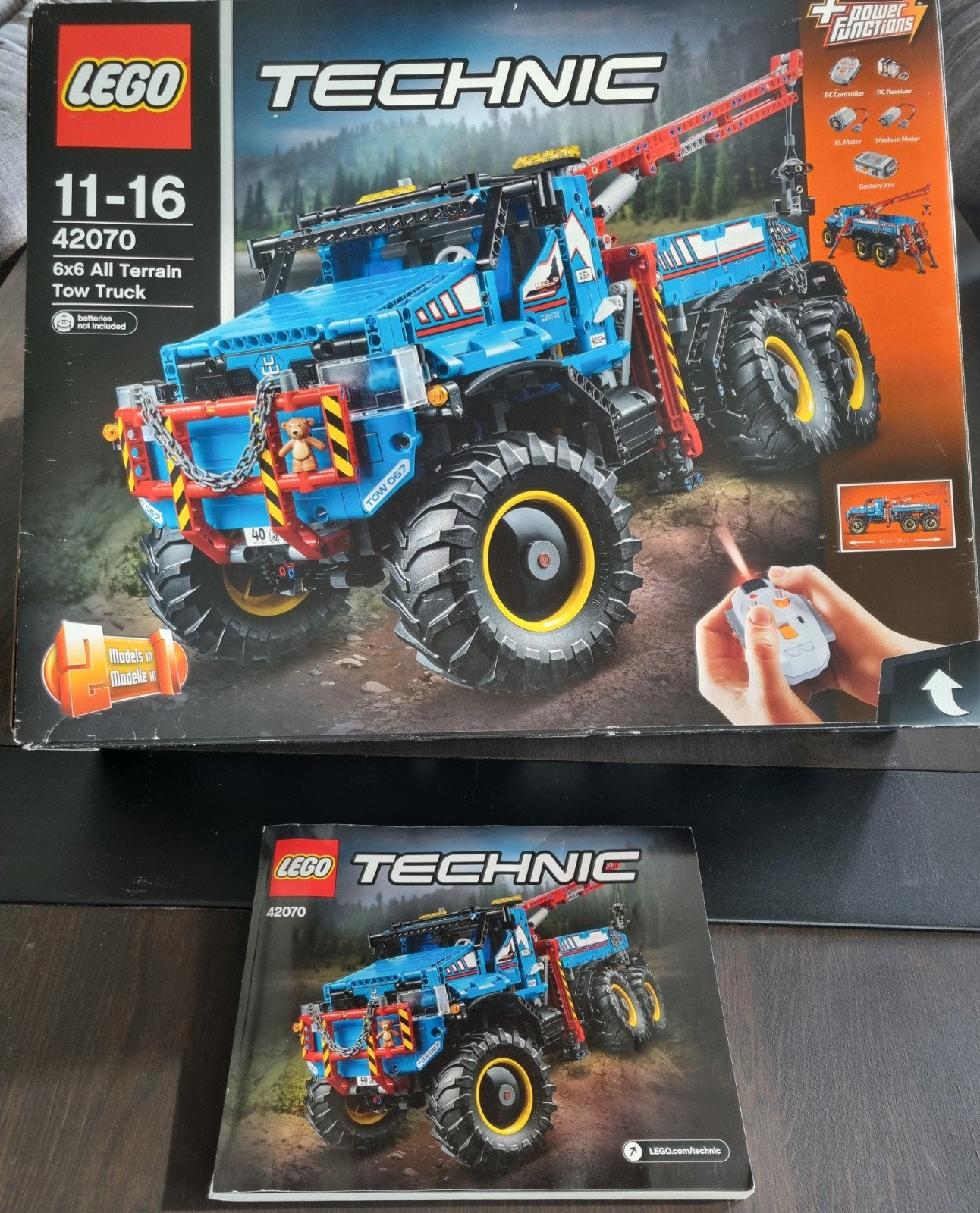Lego Technic 42070 - 6x6 All Terrain Tow Truck, Ophalen of Verzenden, Zo goed als nieuw