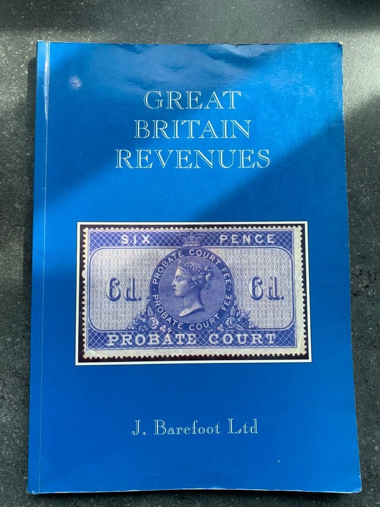 GB UK Great Br. Catalogus belasting fiscaal revenue zegels, Postzegels en Munten, Verzenden, Gestempeld