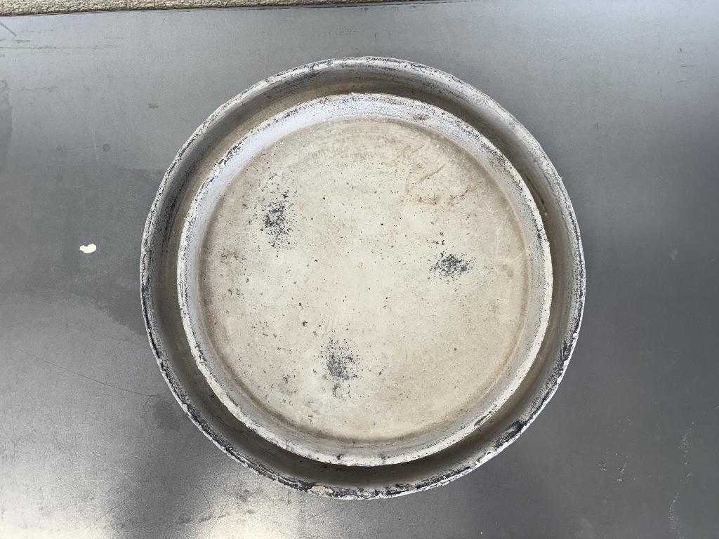 Schaal Rond in Betonlook, Rond, Nieuw, Minder dan 40 cm, Balkon