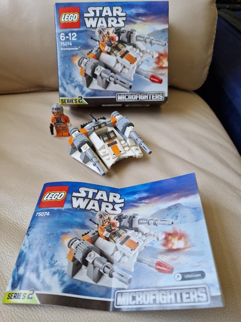 Lego Star Wars 75074 mini snowspeeder met piloot en doosje!, Verzamelen, Star Wars, Ophalen of Verzenden, Zo goed als nieuw, Actiefiguurtje