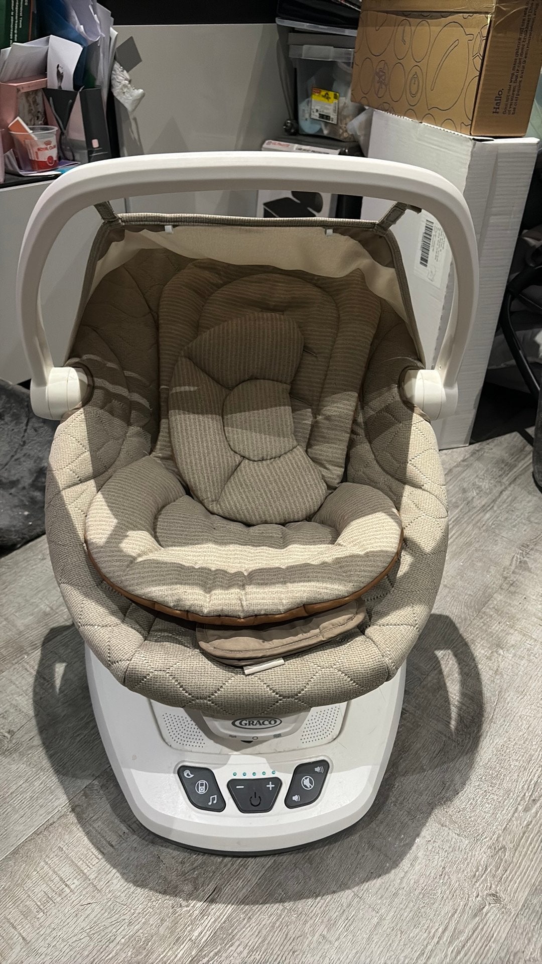Graco wipstoeltje move with me, Wipstoel, Met gordel(s) of riempje(s), Zo goed als nieuw, Ophalen