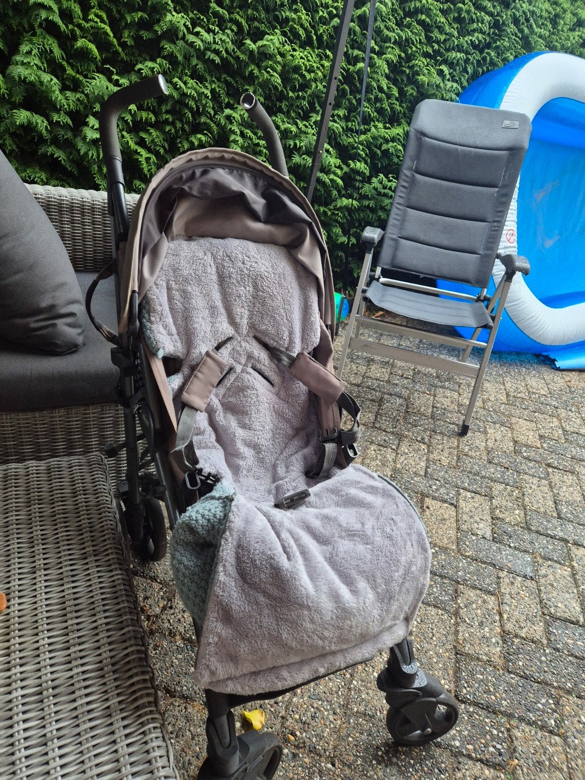 Chicco Lite Way buggy met Baby's Only voetenzak, Ophalen, Gebruikt, Kinderwagen, Overige merken