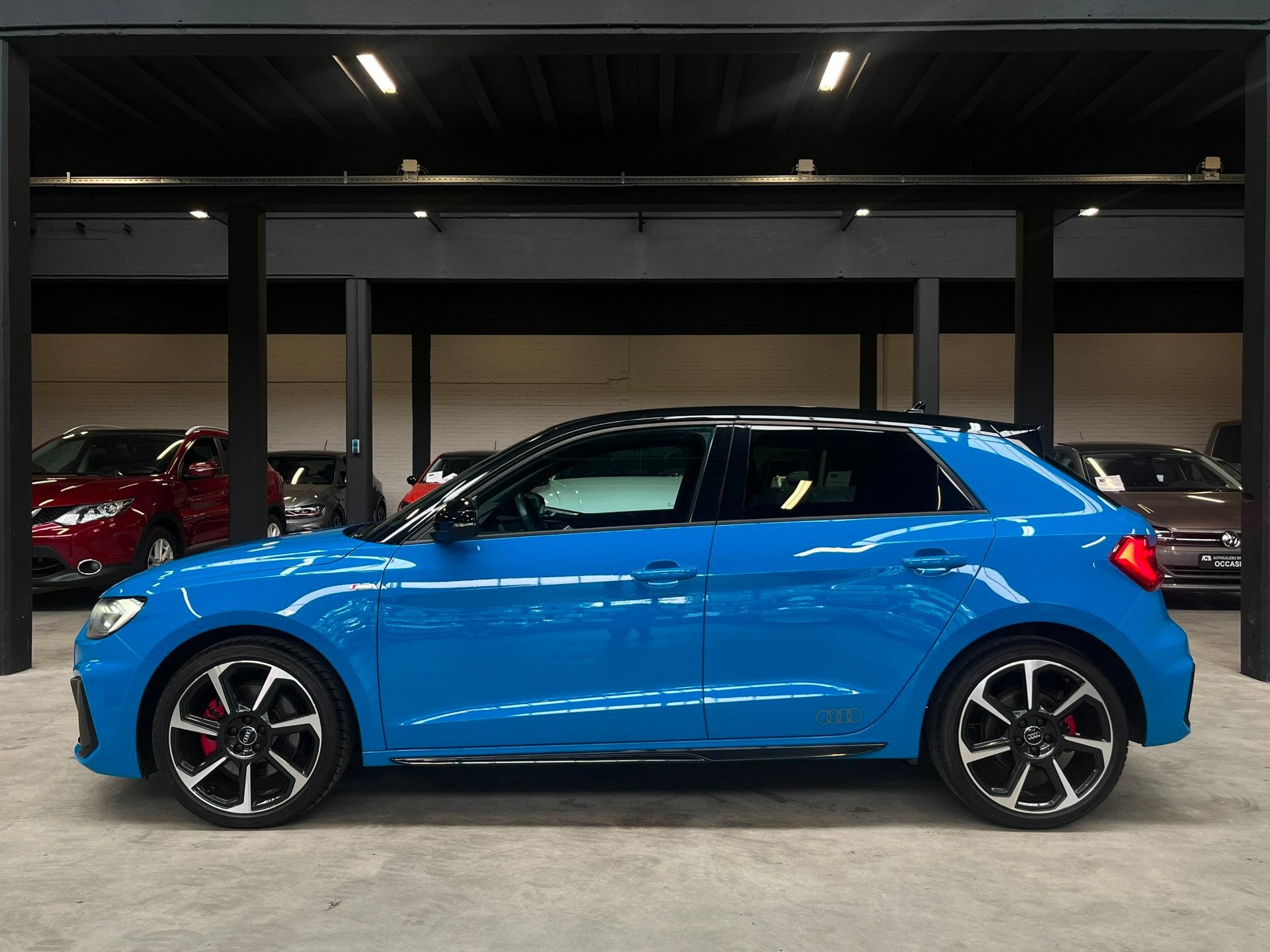 Audi A1 SPORTBACK 40 TFSI Pro Line S Virtual/Carplay/PDC/Aut, 4 cilinders, 1984 cc, Blauw, Leder en Stof