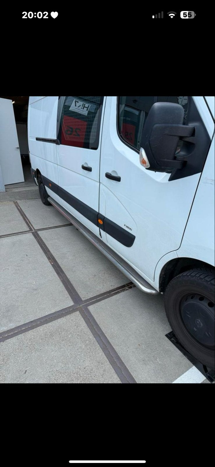 Sidebars/treeplanken voor renault master L3, Ophalen, Gebruikt