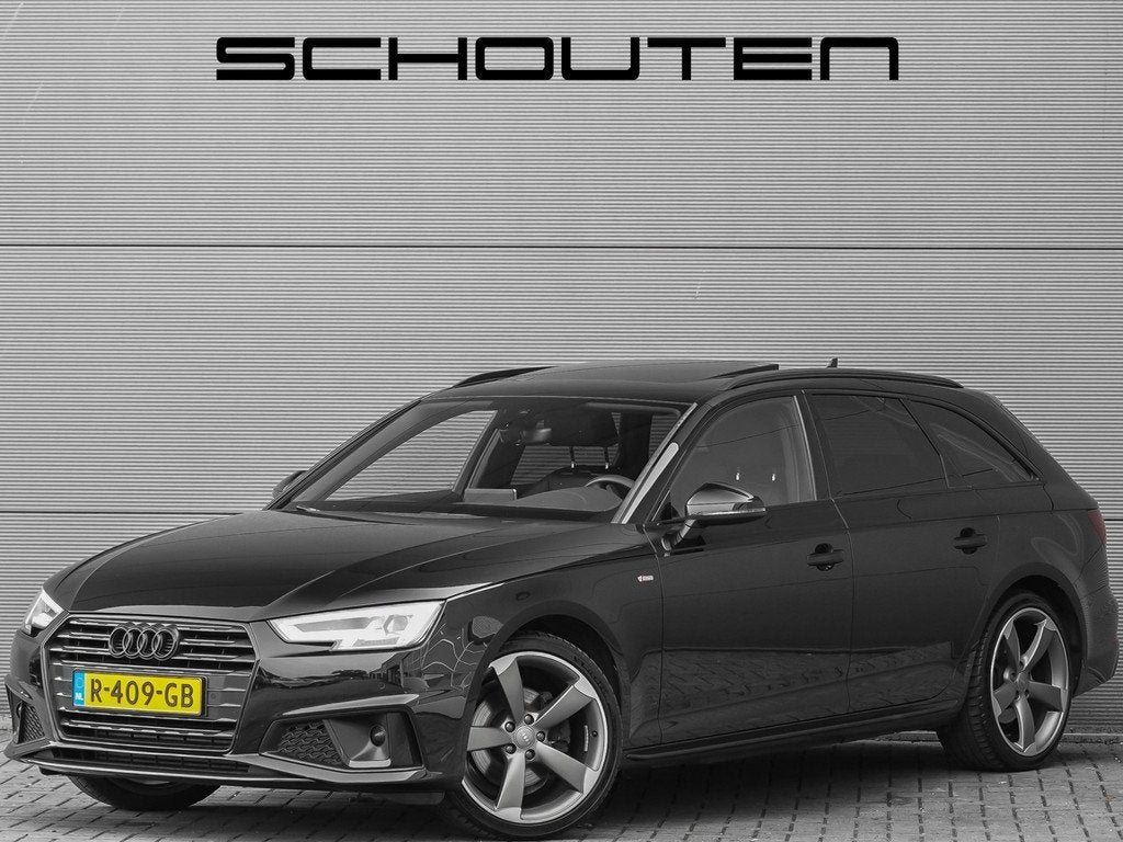 Audi A4 Avant 40 TFSI Sport S Line Pano Camera Stoelmassage, A4, Zwart, Leder, Autotrust