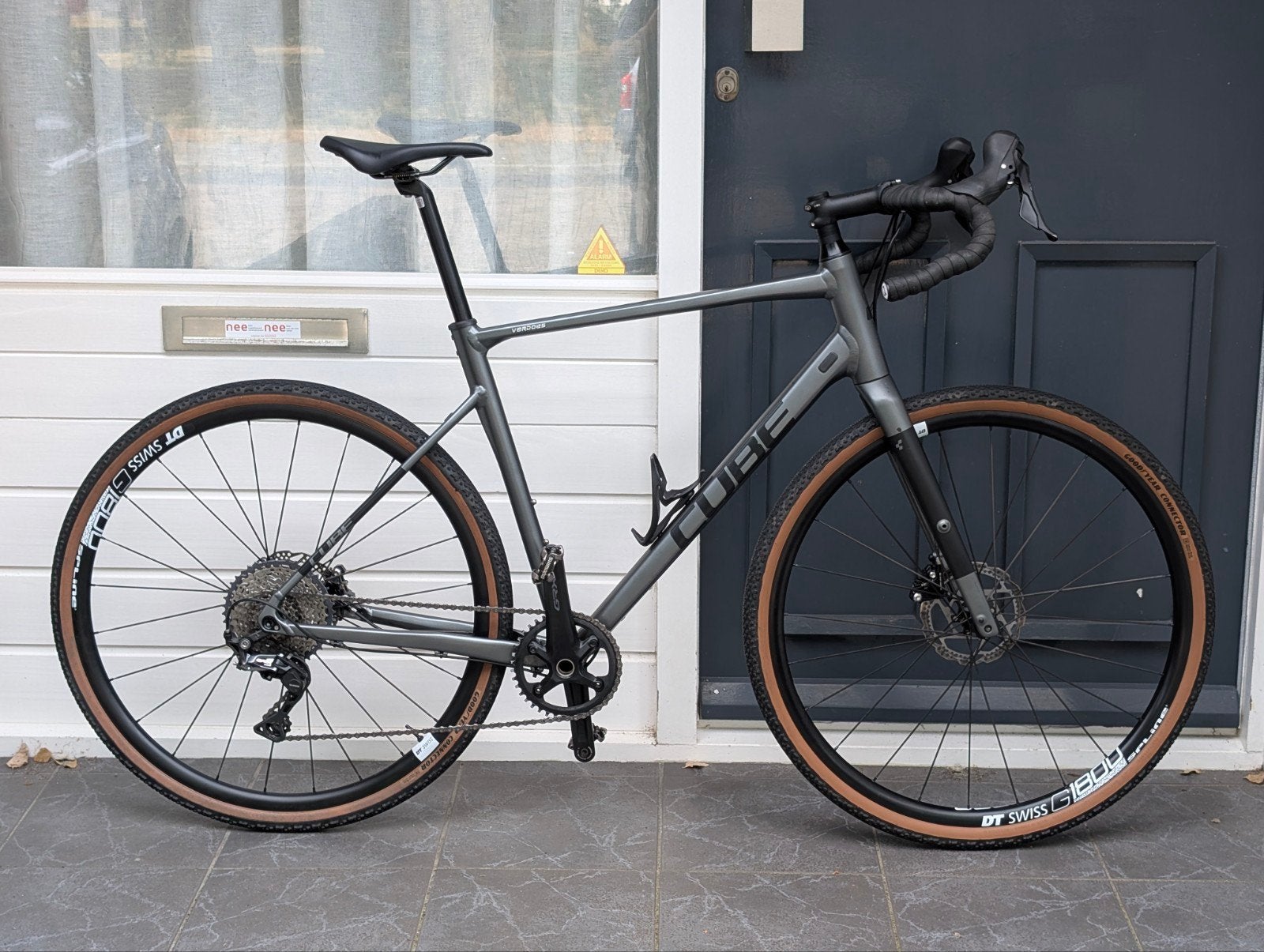 Cube Nu Road Pro L met Shimano GRX en tubeless banden, 28 inch, Gebruikt, 57 tot 61 cm, Meer dan 20 versnellingen