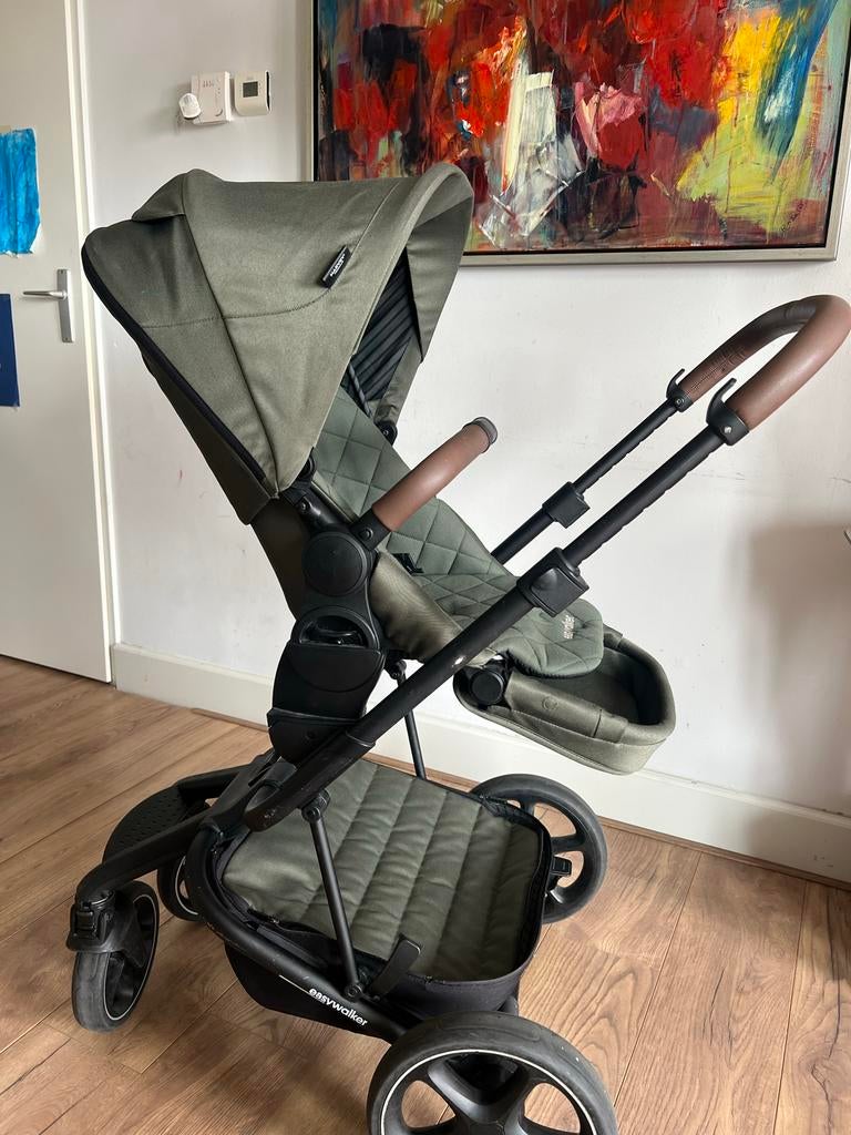 Easywalker Harvey 3 Premium Kinderwagen - Emerald Green, Kinderen en Baby's, Kinderwagens en Combinaties, Gebruikt, Duowagen, Ophalen