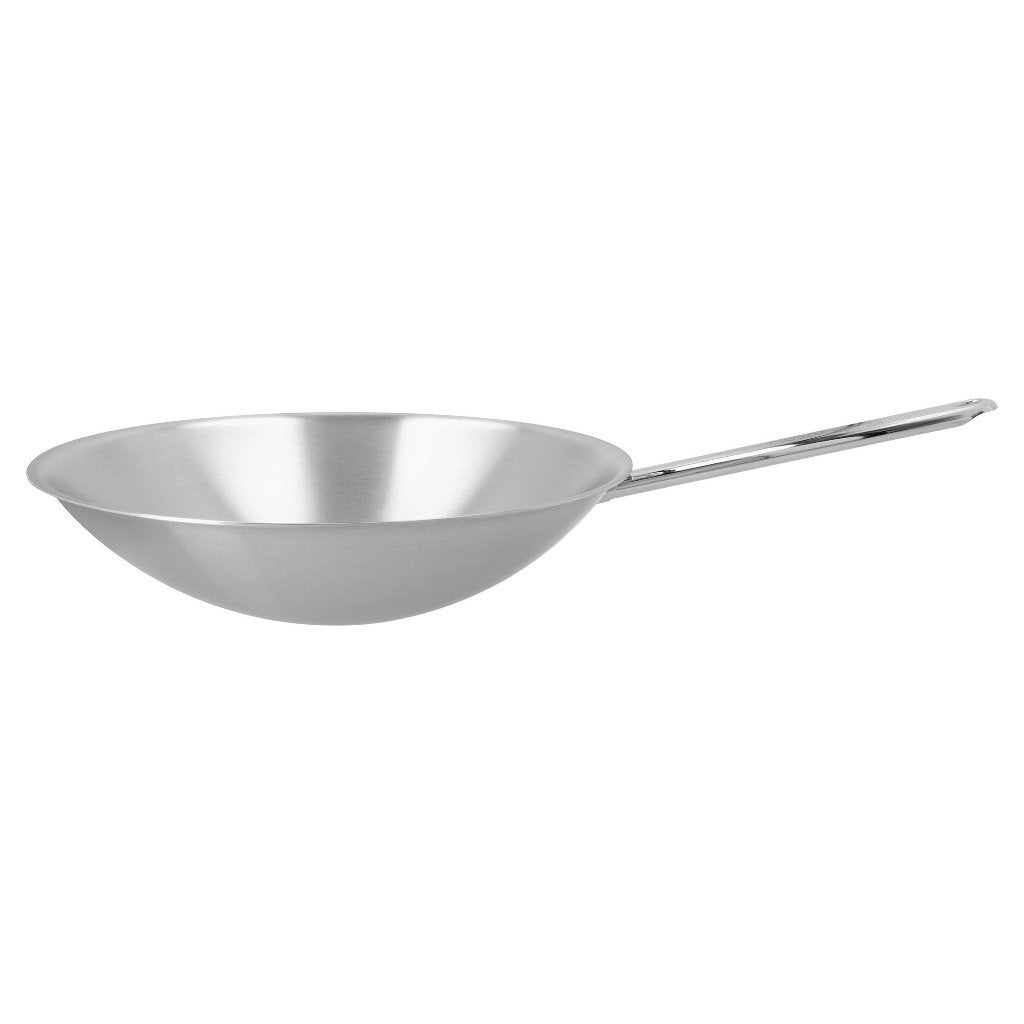 DEMEYERE | RESTO 3 - Wok ronde bodem - Ø 360mm - RVS, Ophalen, Demeyere, Gebruikt, PFAS-vrij