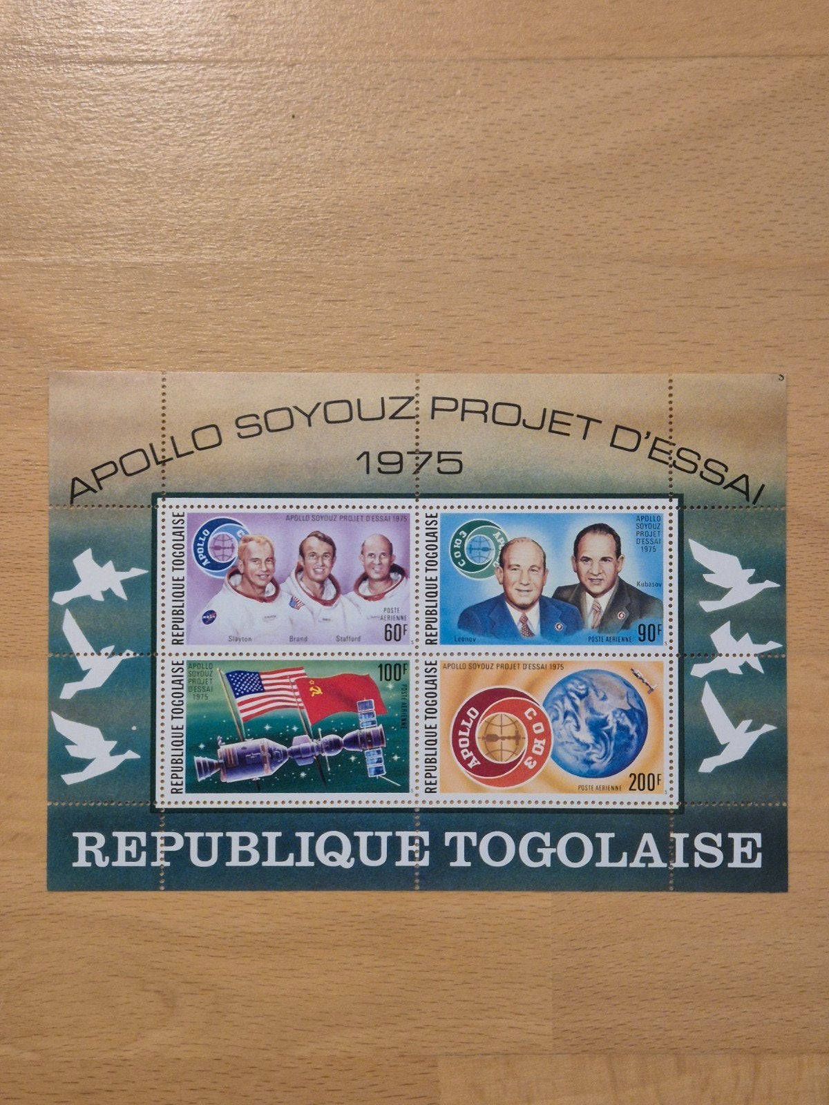 Togo 1975 ruimtevaart, Postzegels en Munten, Ophalen of Verzenden, Overige landen, Postfris