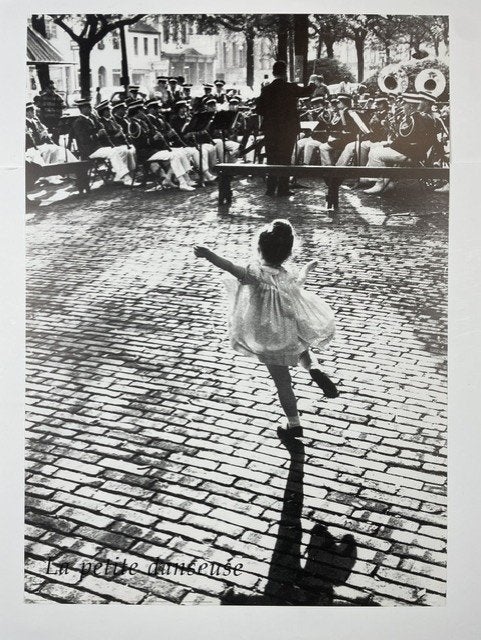 poster Andre Hickman 'la petite danseuse' grdrukt jaren 1980, Ophalen of Verzenden, Zo goed als nieuw, Minder dan 50 cm, Foto of Poster