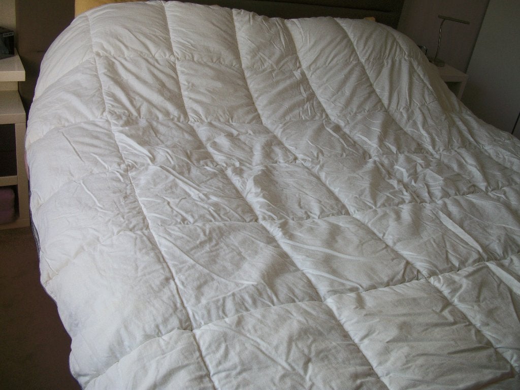 Dekbed Tweepersoons Zenzo Onyx - 240 x 220 - netjes, Gebruikt, Wit, Ademend, Overige materialen
