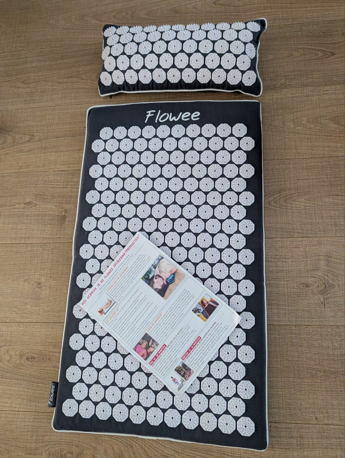 Flowee spijkermat met kussen, Sport en Fitness, Massageproducten, Ophalen of Verzenden, Zo goed als nieuw, Massagestoel of Kussen