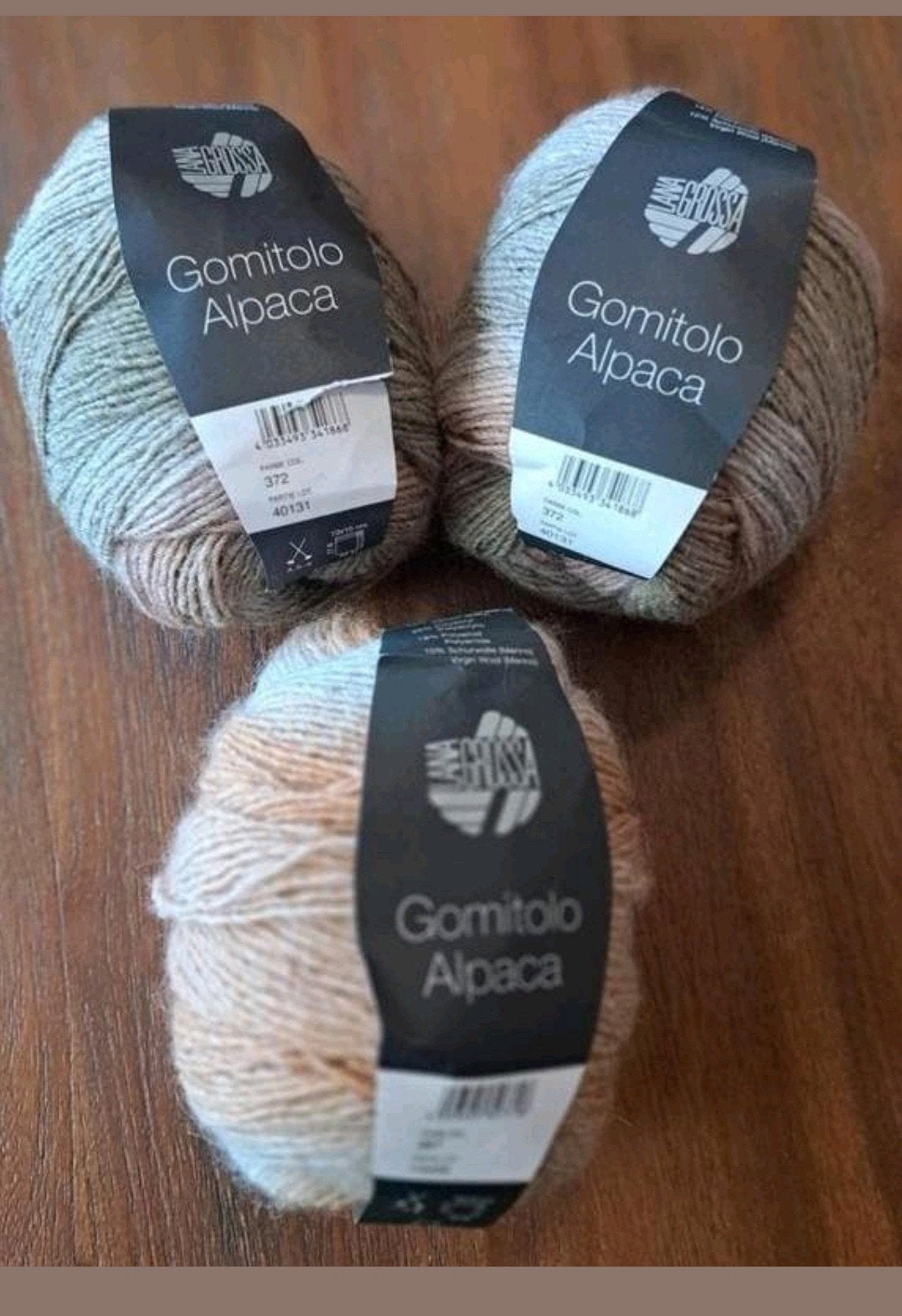 Gomitolo Alpaca Breigaren/Haakgaren - 3 bollen, Ophalen of Verzenden, Nieuw, Breien of Haken, Wol of Garen