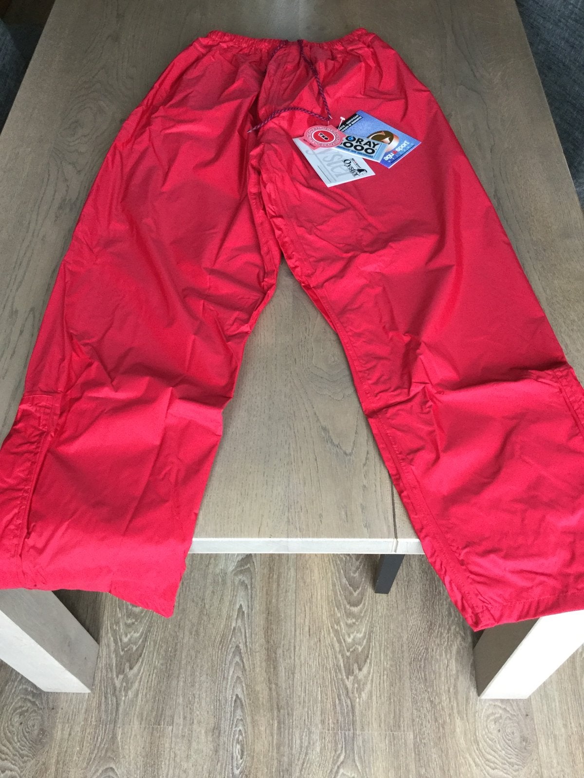 AGU SPORT NIEUWE REGENBROEK XXL PORAY 5000 ROOD OF BLAUW, Ophalen of Verzenden, Nieuw, Regenbroek