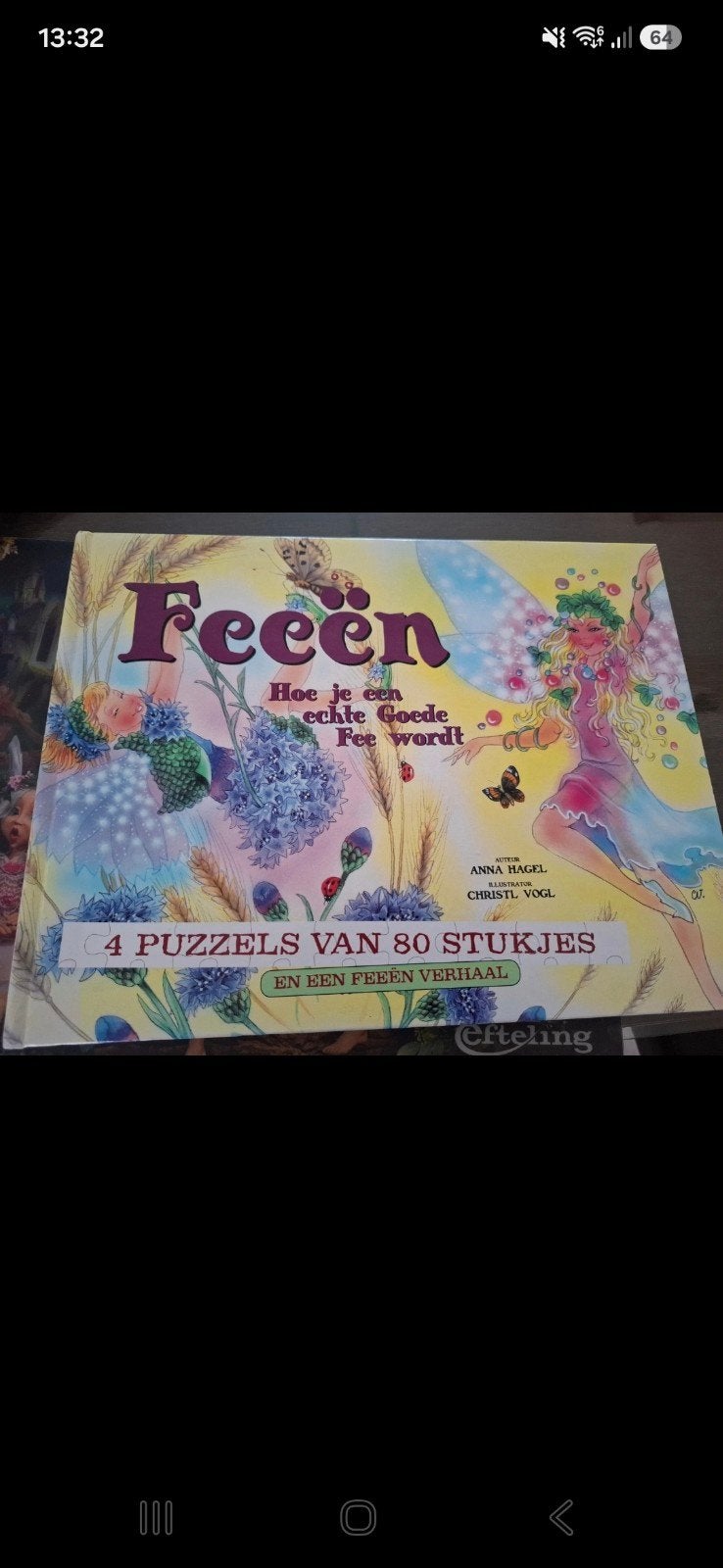 Feeën: Verhalen en puzzels voor kinderen, Boeken, Ophalen of Verzenden, Zo goed als nieuw, Anna Nagel, Sprookjes