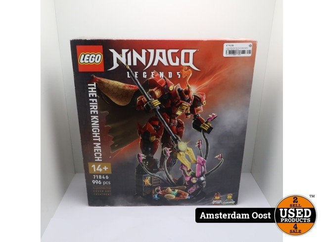 LEGO NINJAGO De Vuurriddermecha 71846 | Nieuw in doos, Kinderen en Baby's, Lego, Nieuw, Support@lego.com, LEGO System A/S
Aastvej 1
7190 Billund
Denmark