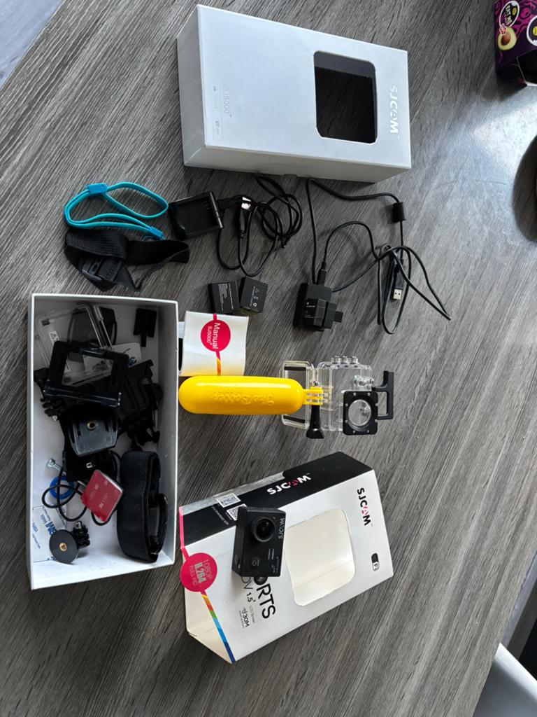SJCAM SJ5000+ Action Camera met Uitgebreide Accessoires, Ophalen of Verzenden, Gebruikt, Overige merken
