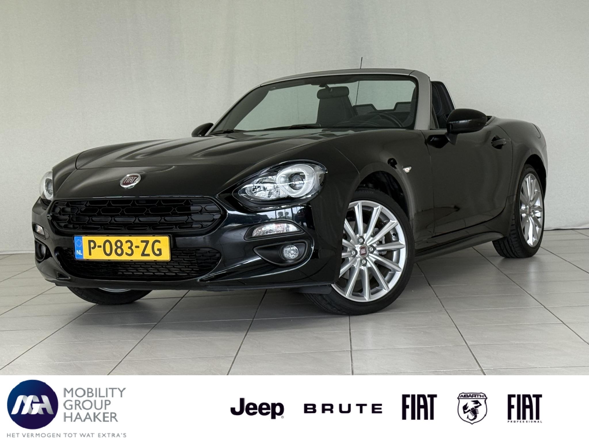Fiat 124 Spider 1.4 MultiAir Turbo Lusso | Airco | Navigatie, Auto's, Automaat, Gebruikt, Cabriolet, Leder