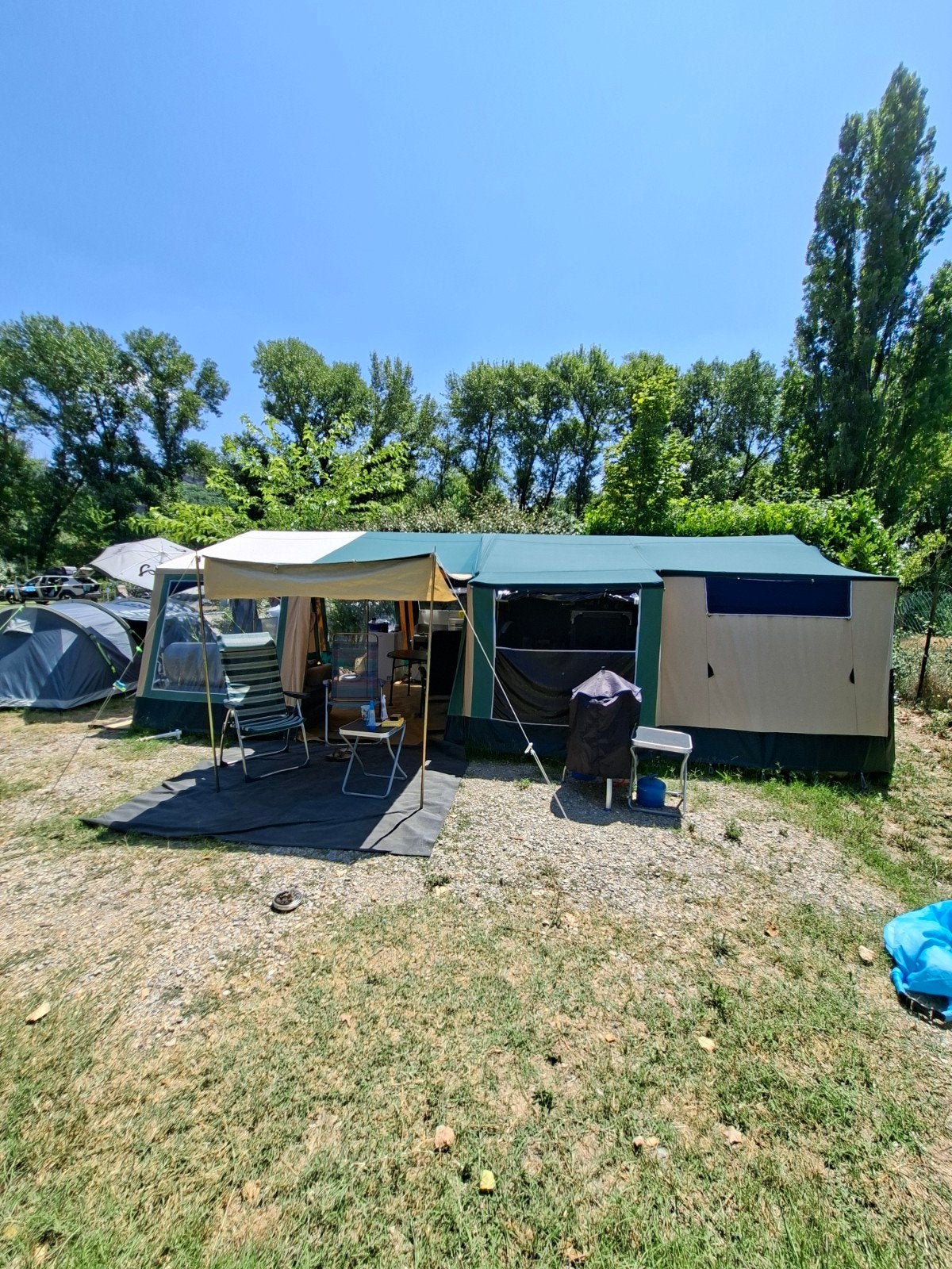 Cabanon jupiter vouwwagen 2009, Ophalen