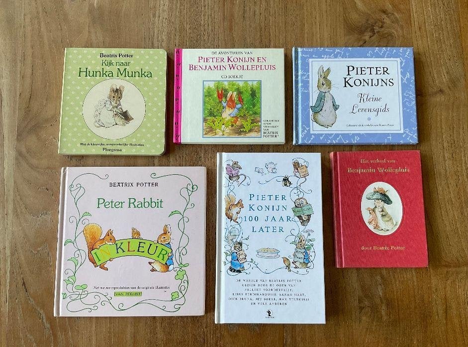 Beatrix Potter Hunka Munka Peter Konijn Pieter wollepluis, Ophalen of Verzenden, Zo goed als nieuw, Prentenboek