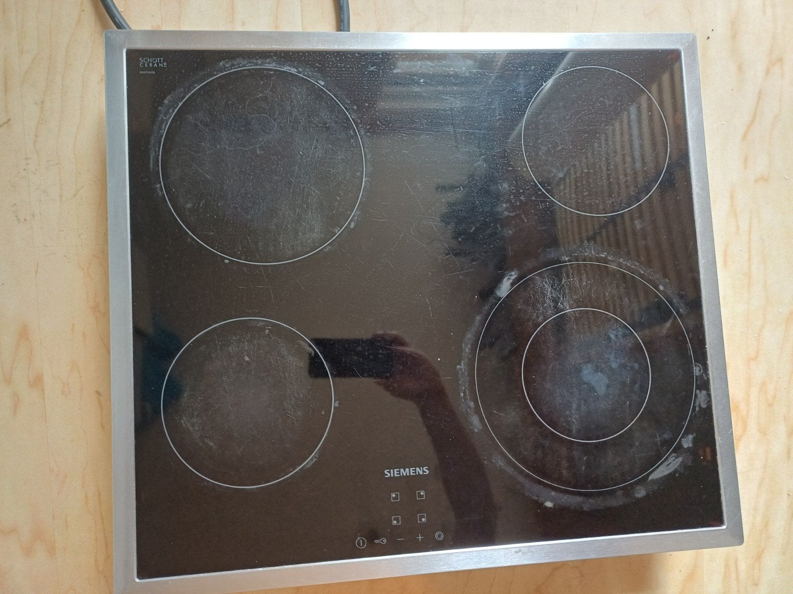 keramische kookplaat, Ophalen, Inbouw, Keramisch, 4 kookzones