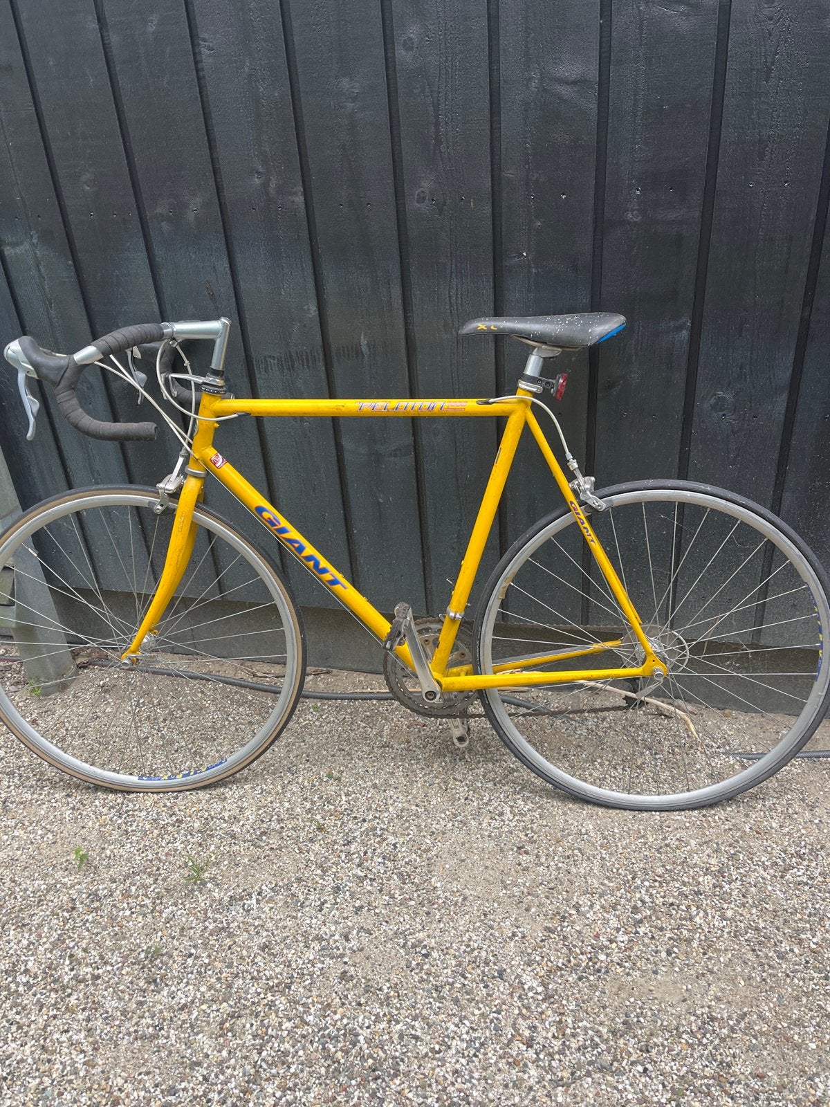 Giant racefiets, geel,, Ophalen, 28 inch, Gebruikt, Giant