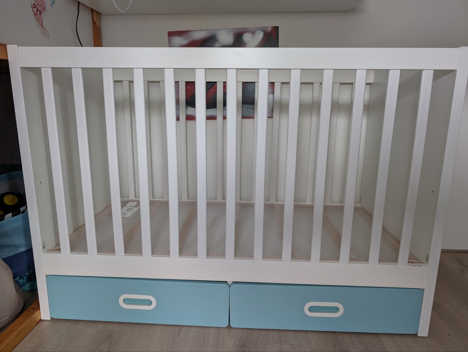 Gratis babybed, Ophalen, Gebruikt, Minder dan 140 cm, 70 tot 85 cm