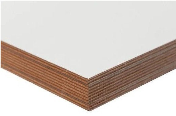 Aluplex wit gegrond multiplex 40mm rest stuk 610x1210, Ophalen, Nieuw, Multiplex, 20 tot 50 mm
