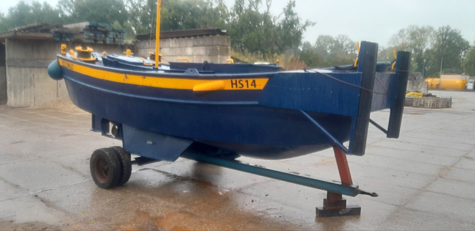 Duwboot met DAF 615 motor en binnenschip certificaat, Overige merken, Gebruikt, Binnenboordmotor, Diesel