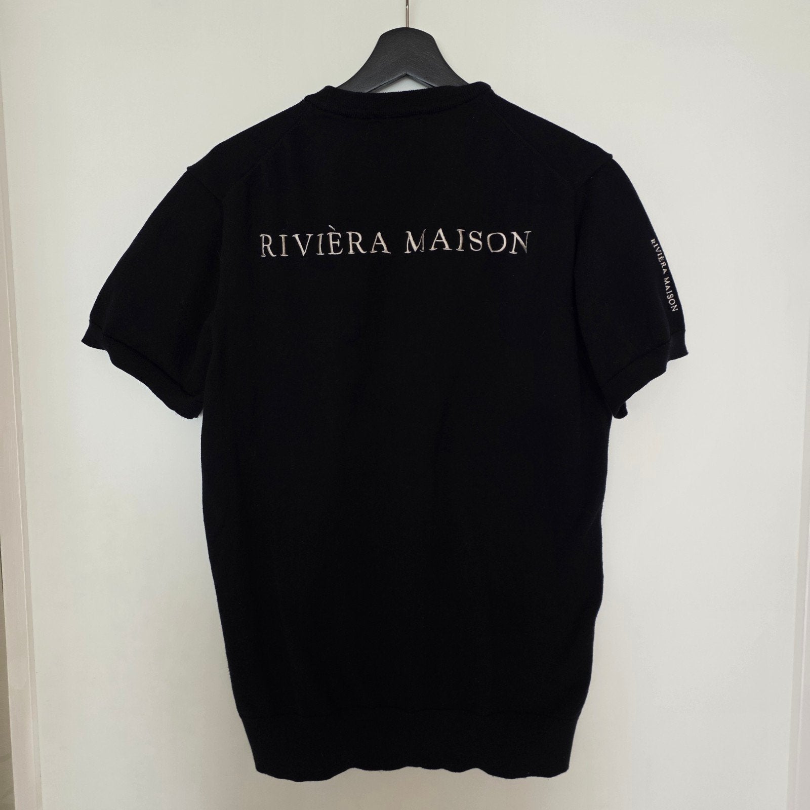 Zwarte Trui Korte Mouwen Rivièra Maison Maat L, Kleding | Dames, Zwart, Maat 42/44 (L), Ophalen of Verzenden, Gedragen