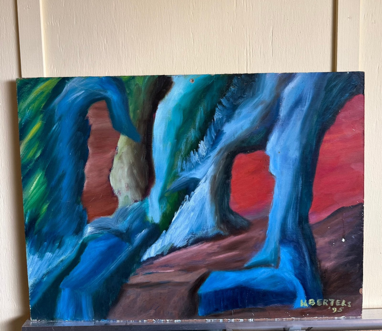 Hugo bertels 1995 bruin/rood, Ophalen