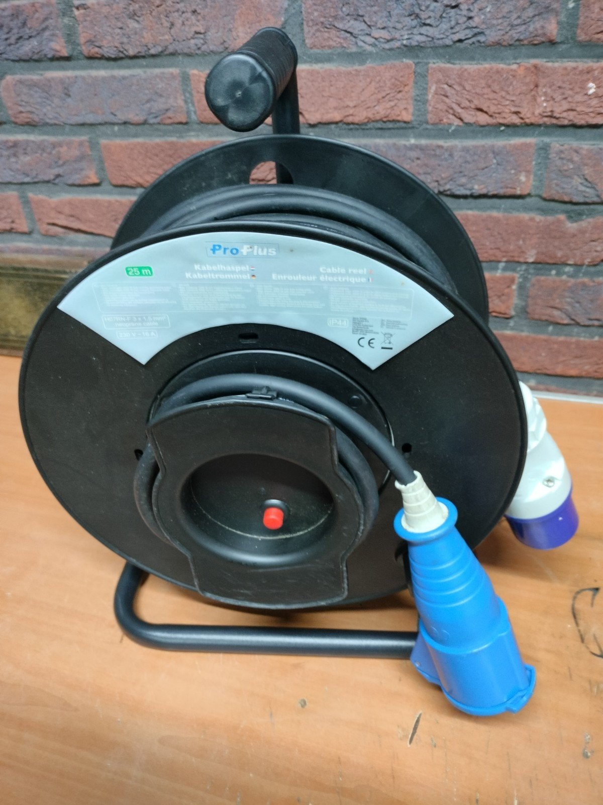 Caravan haspel 25 meter zo goed als nieuw, Ophalen of Verzenden