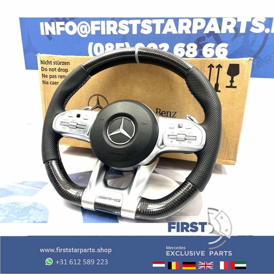 2023 AMG CARBON STUUR + AIRBAG A45 CLA45 C63 E63 GLC63 GLE63, Gebruikt, -, Verzenden, -