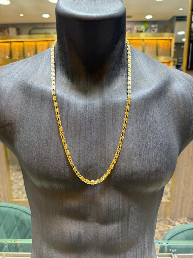 18KT Goud - 35.1 Gram - Ketting - MAGNUM - Herenketting, Ophalen, Nieuw, Goud