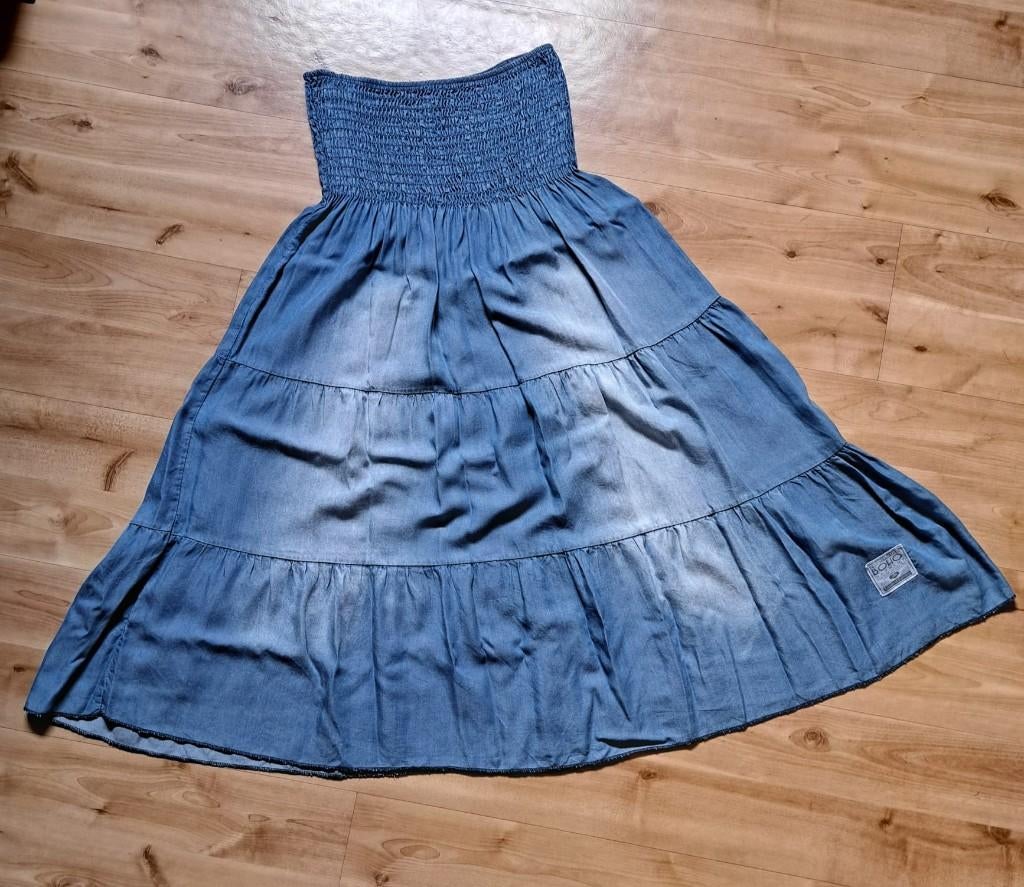 Bohemian rok, Maat 38/40 (M), Blauw, Ophalen of Verzenden, Zo goed als nieuw