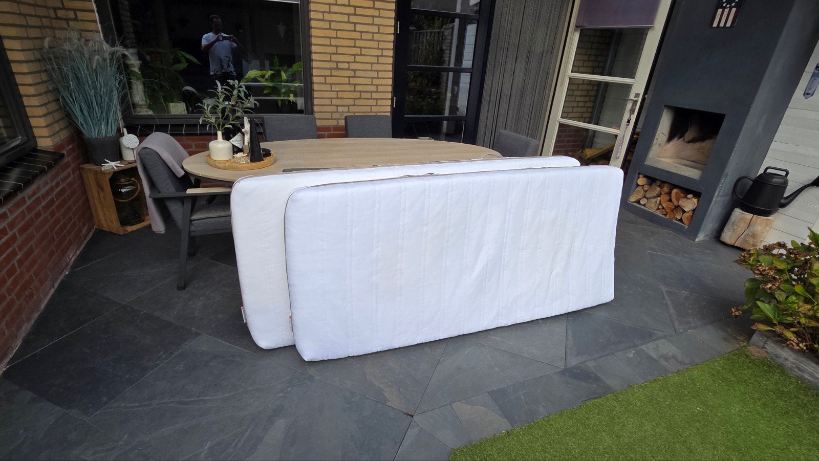 2 Matrassen 200x90 (IKEA MALVIK), Ophalen, 90 cm, Eenpersoons, Zo goed als nieuw