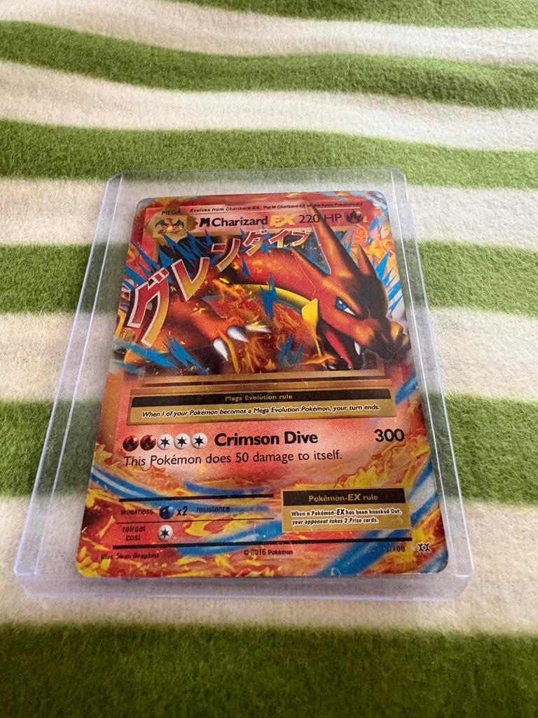 M Charizard EX 13/108 Holo (2016), Ophalen of Verzenden, Zo goed als nieuw, Losse kaart, Foil