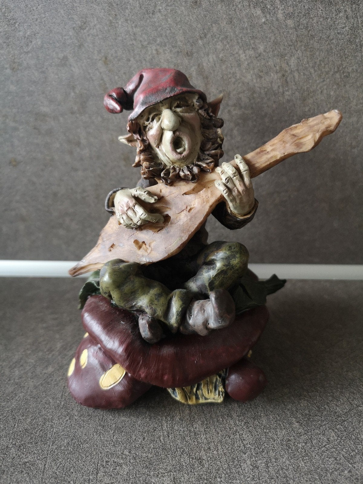Super leuk Pixie Elfje, de muzikant, 11 cm hoog, Ophalen of Verzenden, Zo goed als nieuw