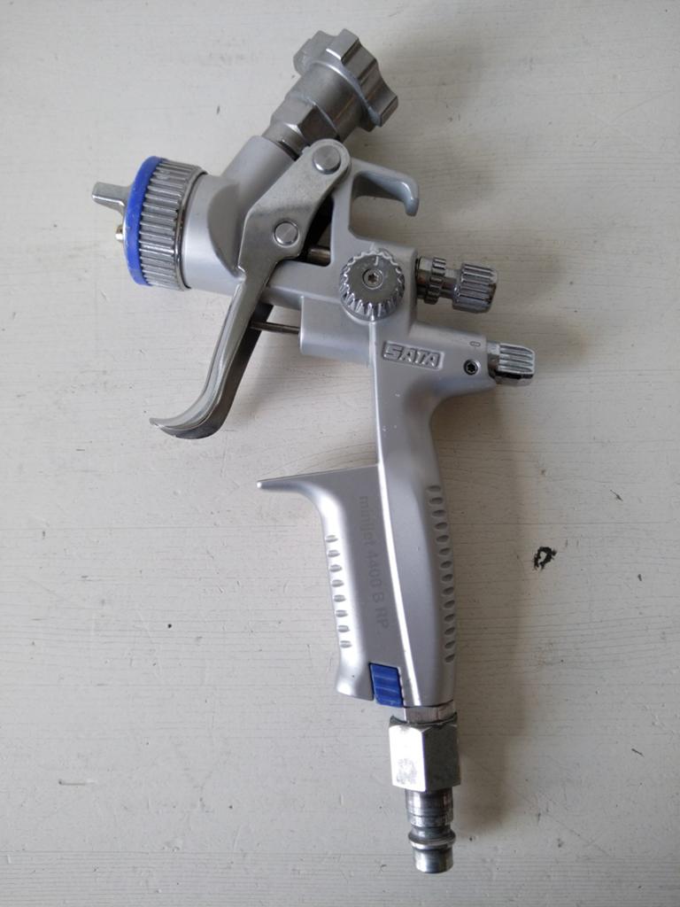 SATA Minijet 4400 B RP Spuitpistool - Made in Germany, Ophalen of Verzenden, Zo goed als nieuw